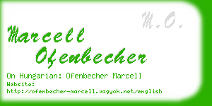 marcell ofenbecher business card